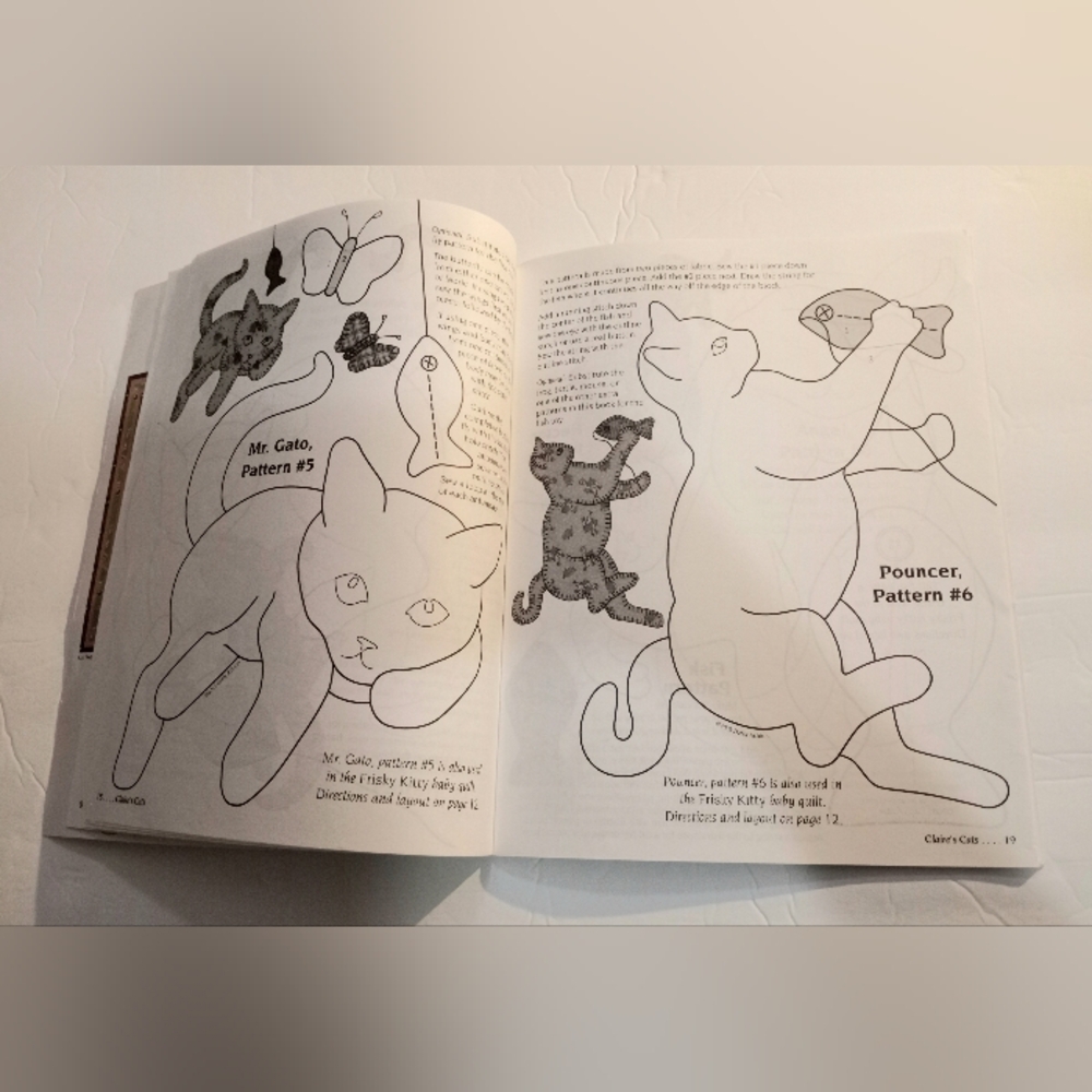 Claire's Cats 35 Quilting Designs Book by Darcy Ashton - Picture 14 of 16